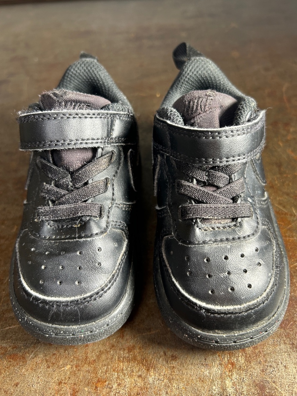 Nike Court Borough Low Recraft Black/Black Sneakers Baby Size US 5, EUR 21